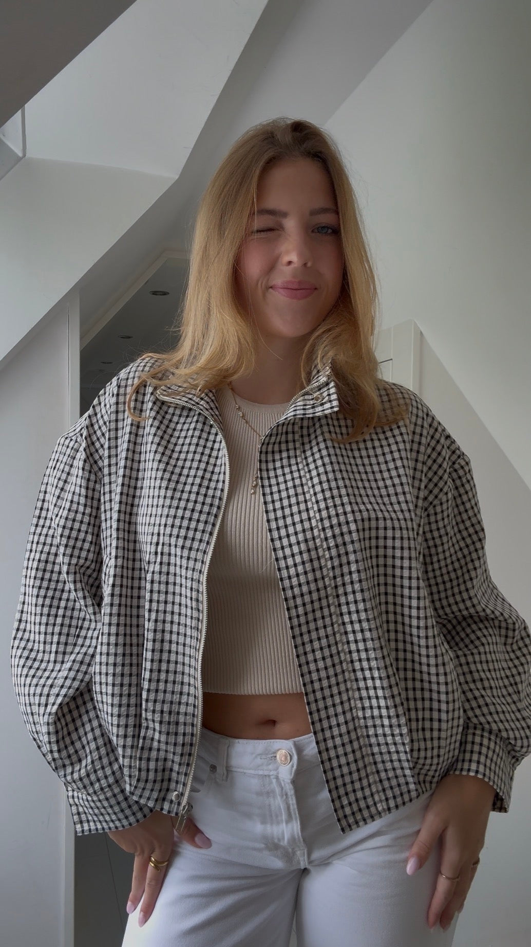 Juul jacket geruit
