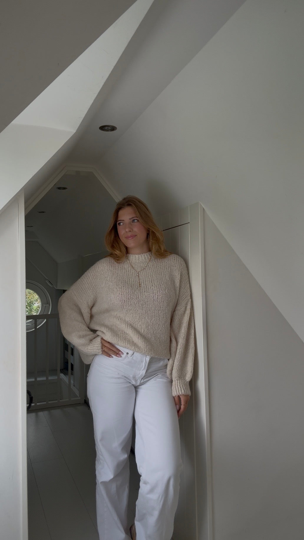 Nora knits sweater Creme