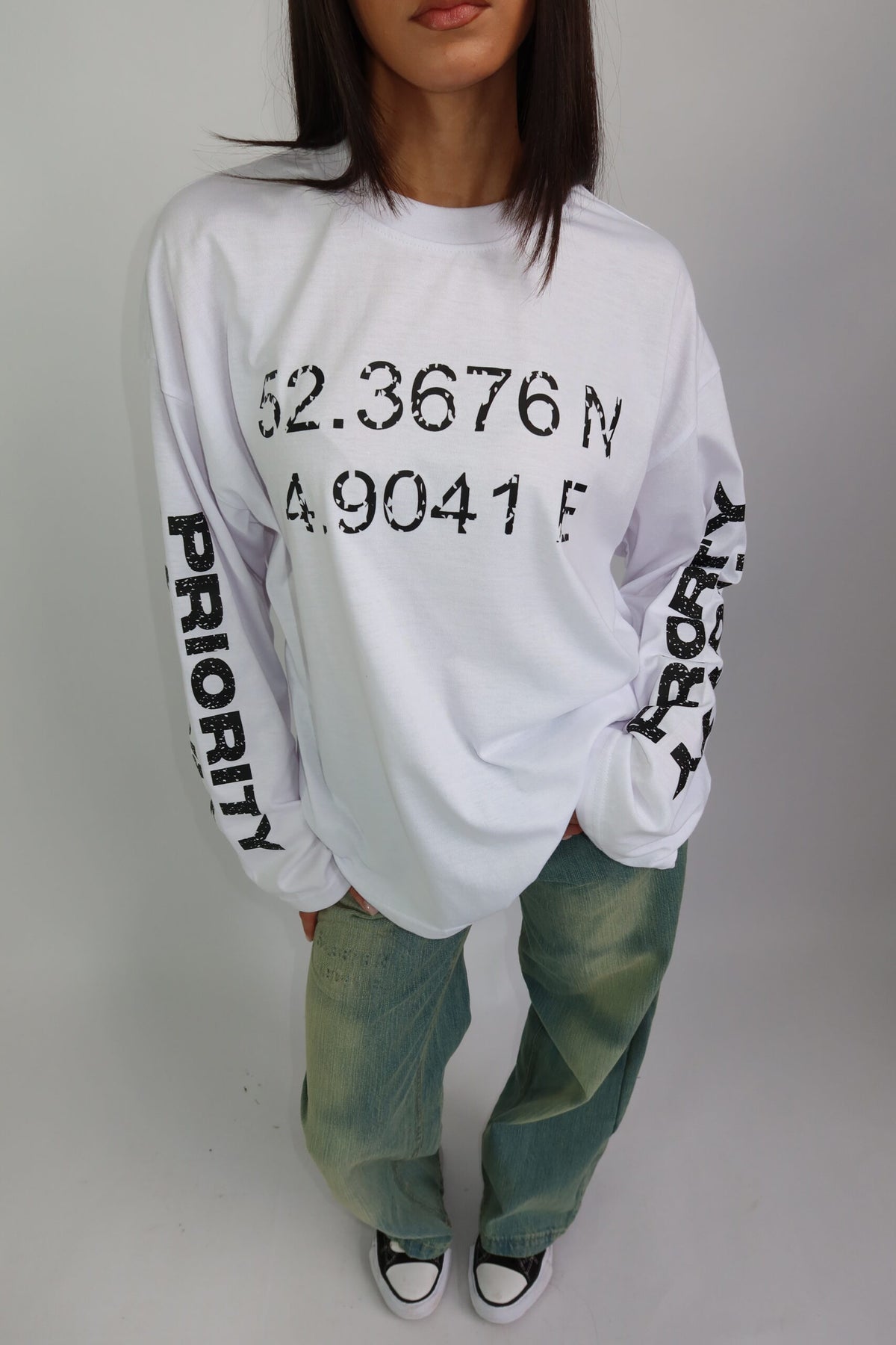 Yara longsleeve white