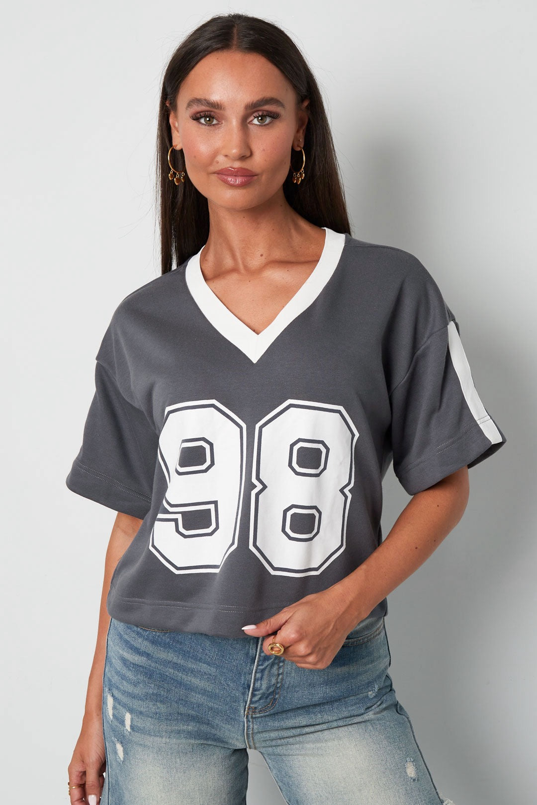Ella jersey Grey