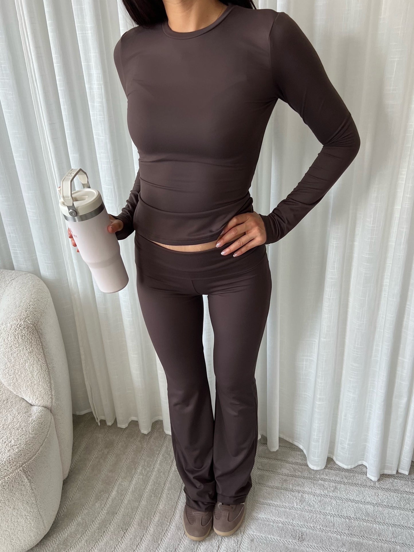 Liv top • Brown