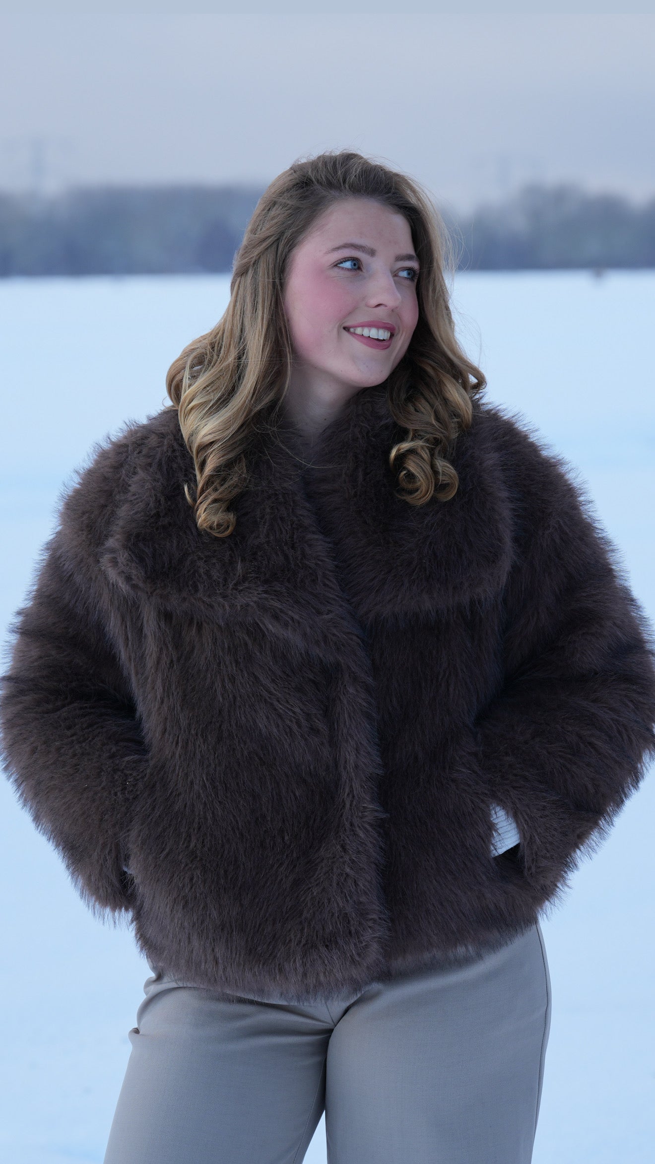 Teddy bontjas • Brown