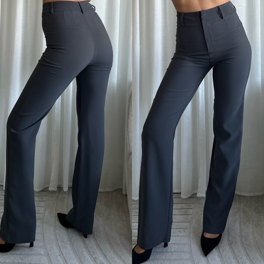 Romy pantalon stretch • Grey