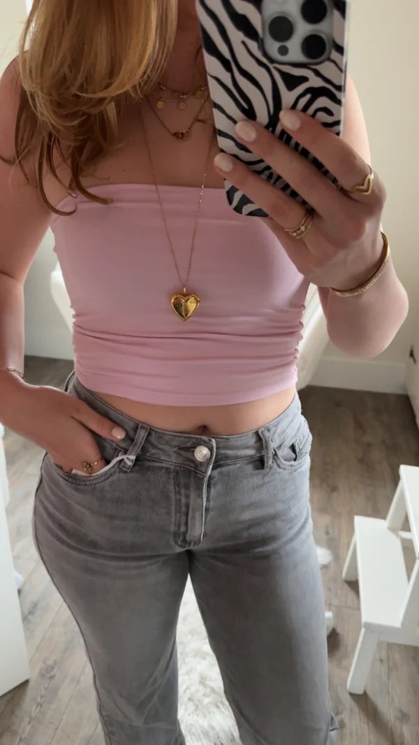 Big hart ketting lang