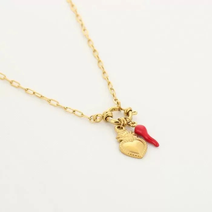 Peper hart ketting