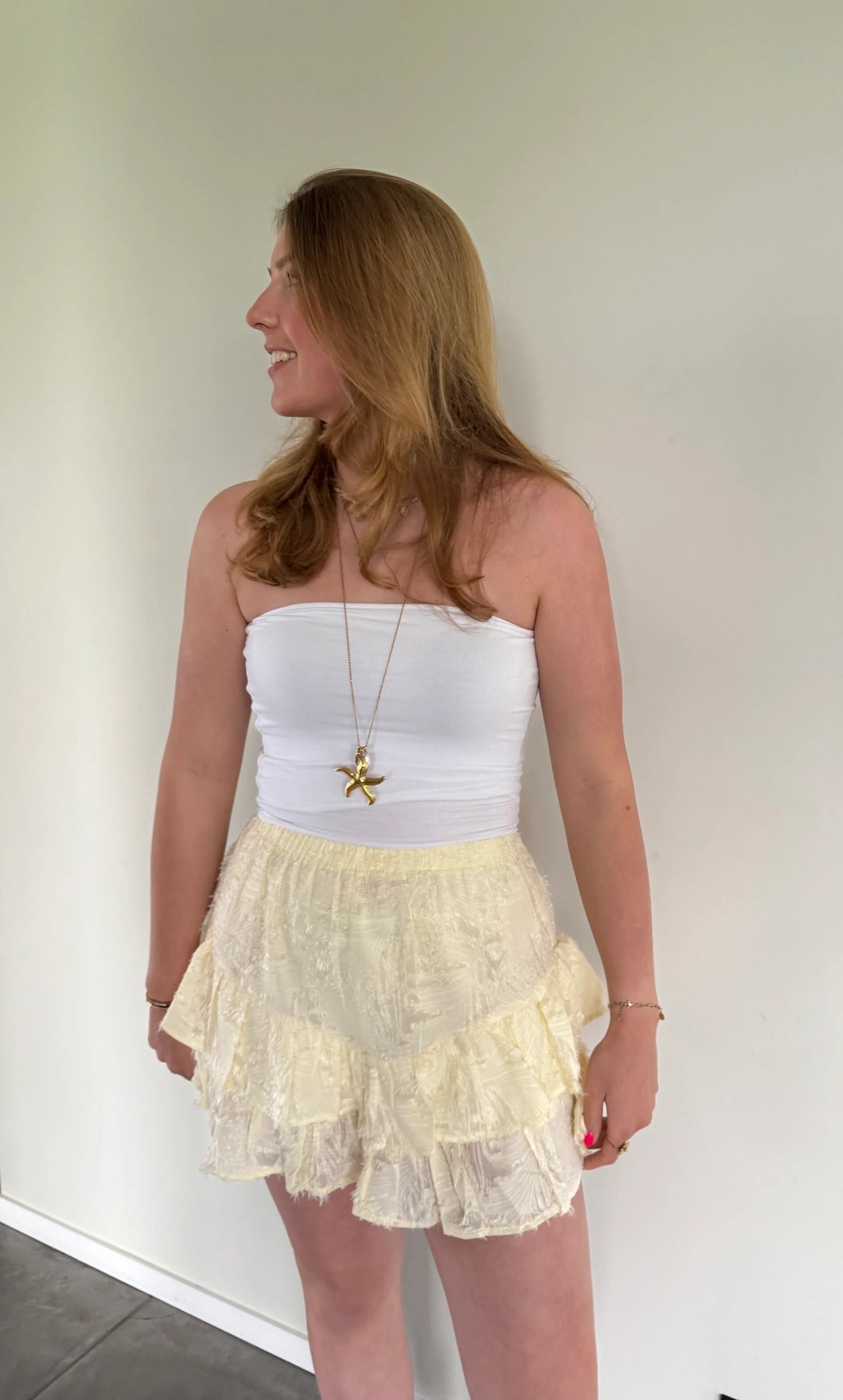 Spring skort Yellow