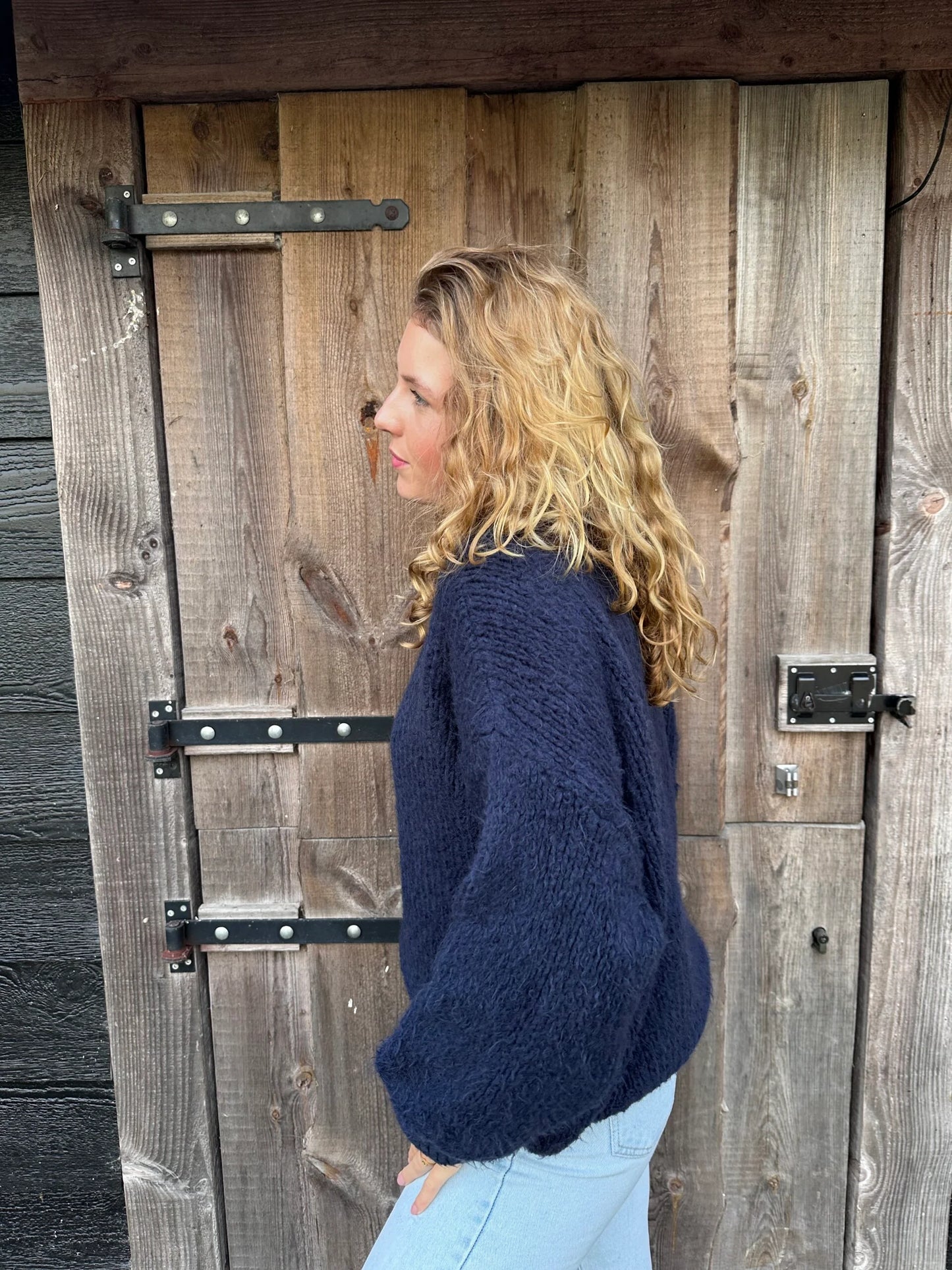 Knits trui Navy