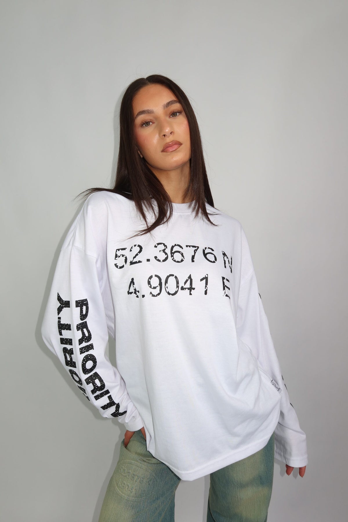 Yara longsleeve white