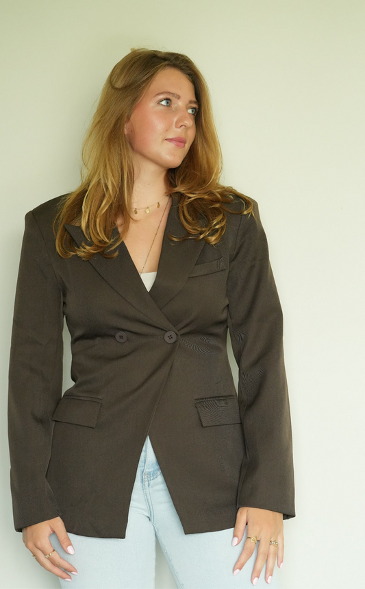 Lotte blazer • Brown