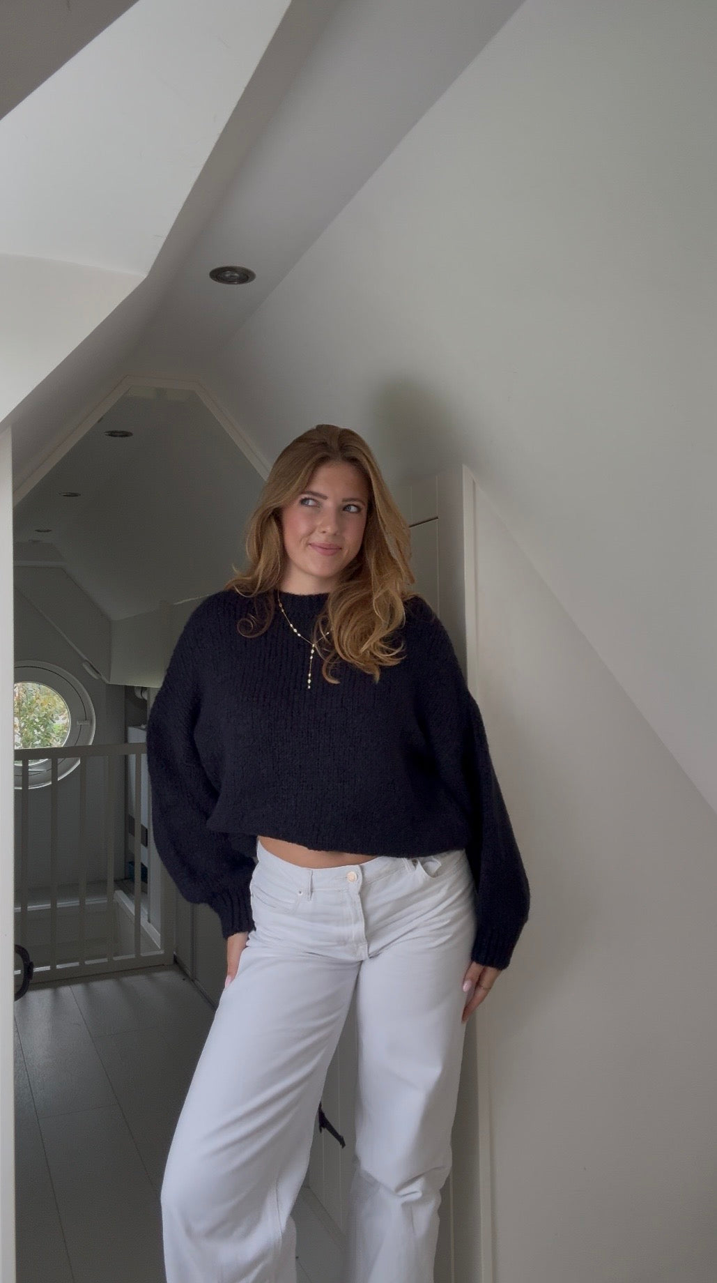 Nora knits sweater Navy