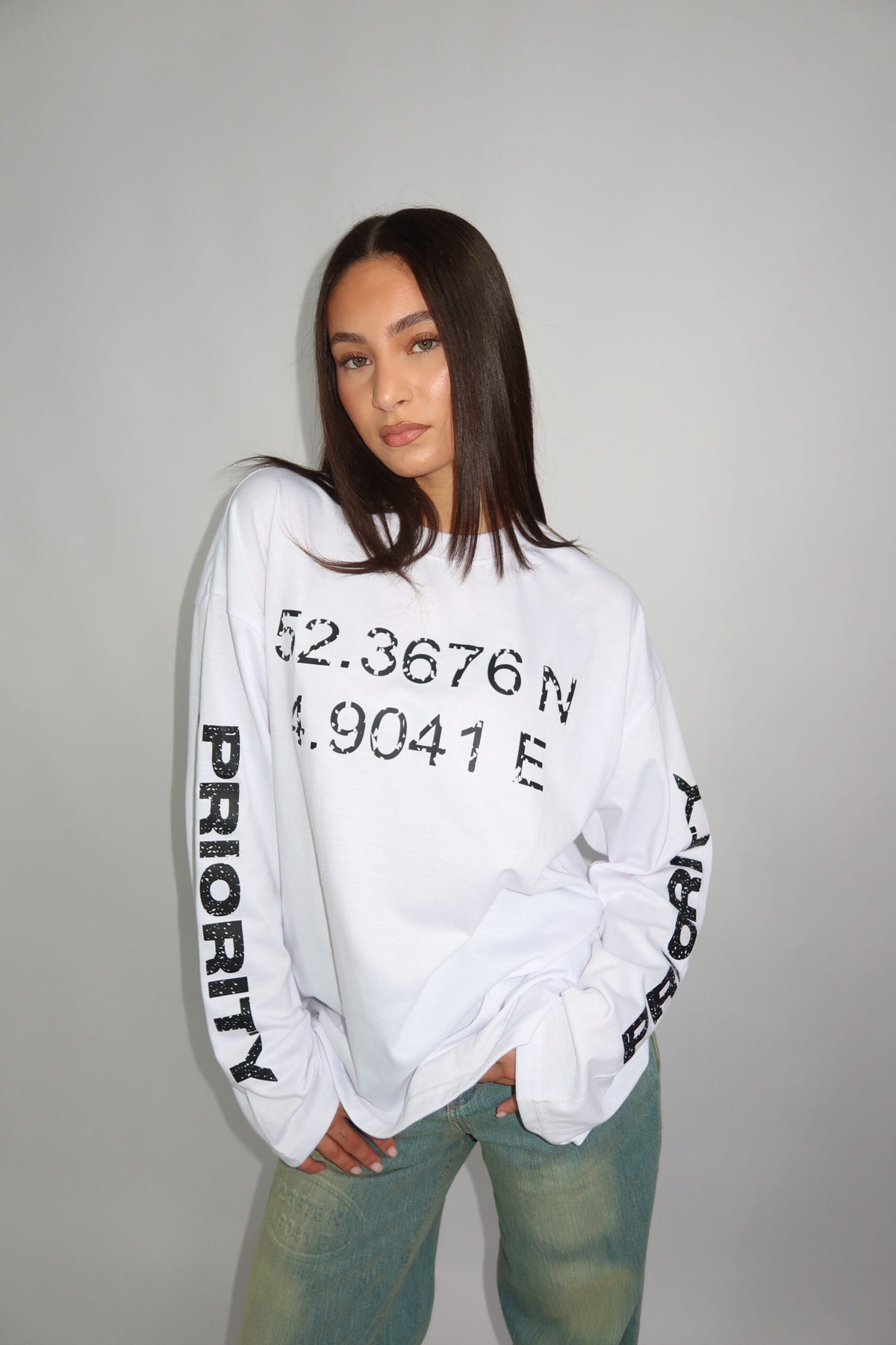 Yara longsleeve white