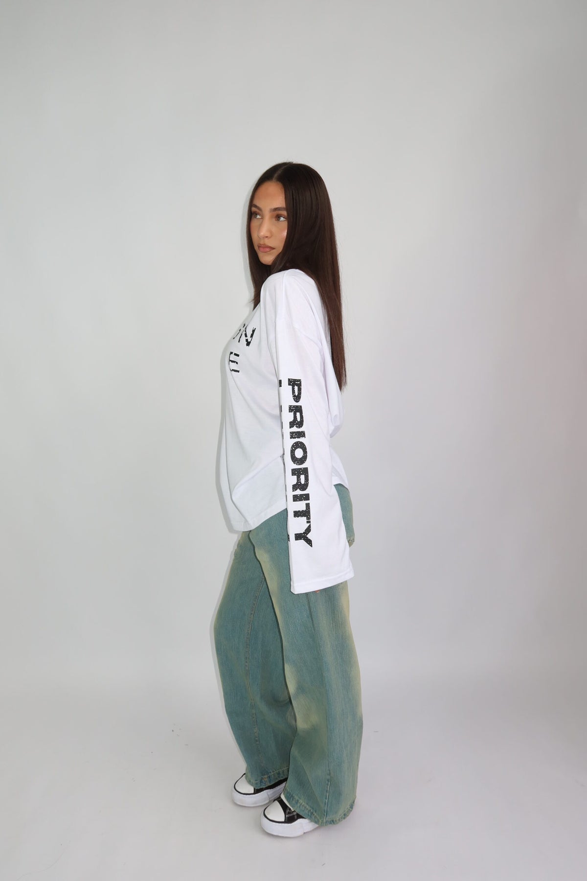 Yara longsleeve white