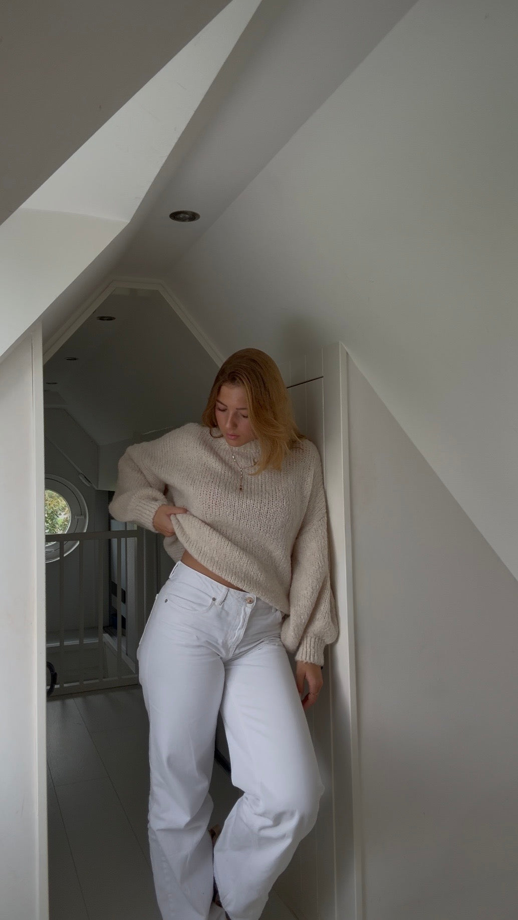 Nora knits sweater Creme