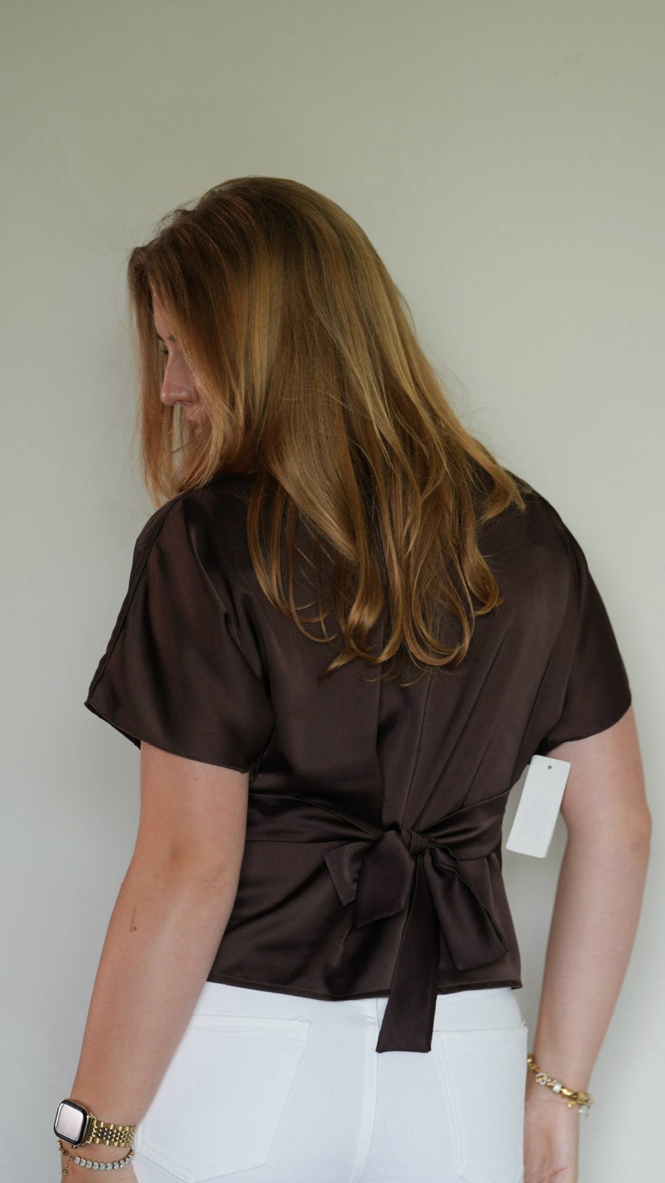 Joy top Brown