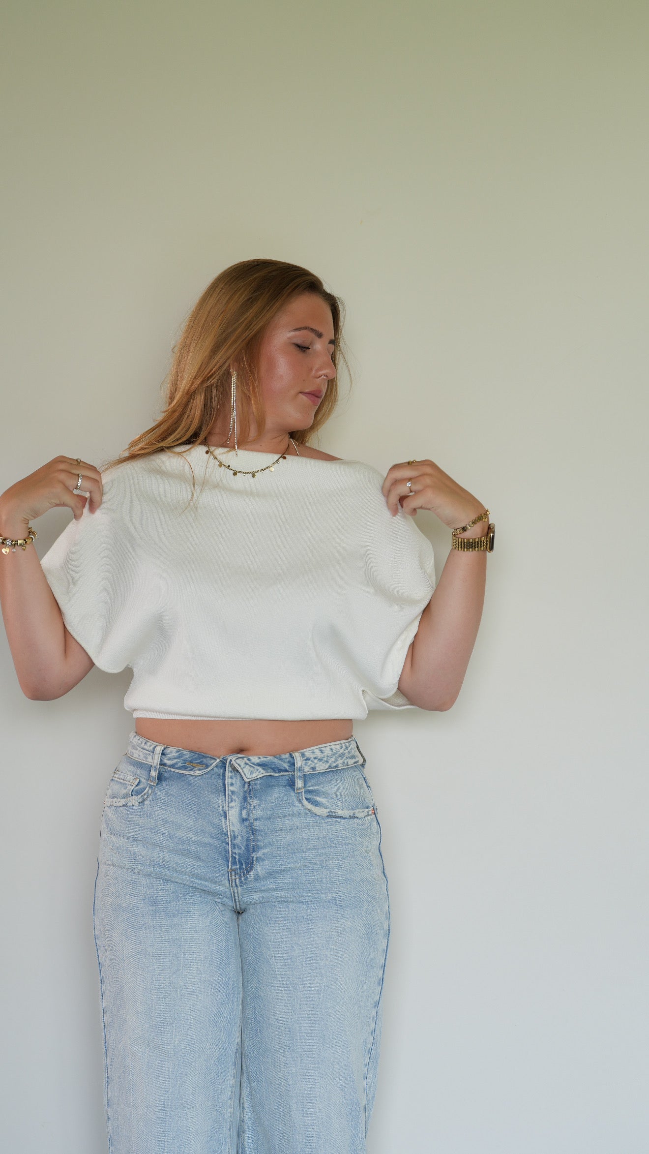 Fien top creme