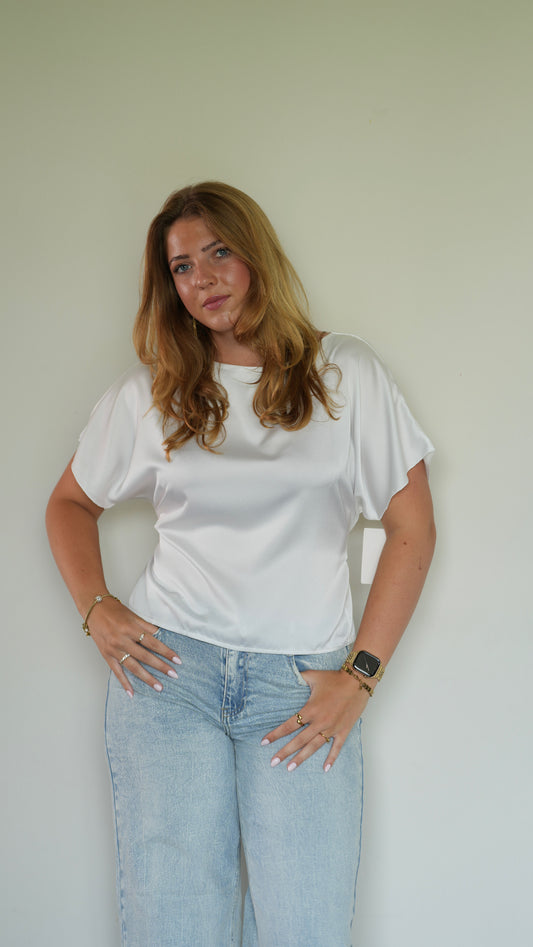 Joy top White