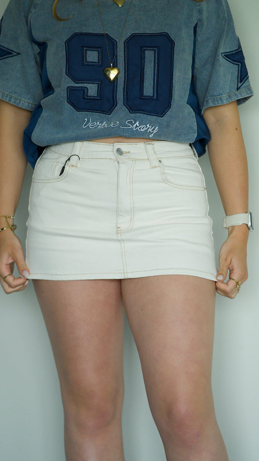Evy skort Creme