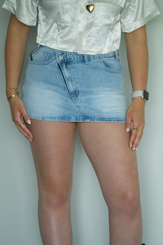 Denim skort Roos Blue