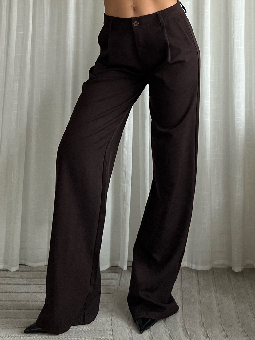 Tess pantalon • Brown Tall