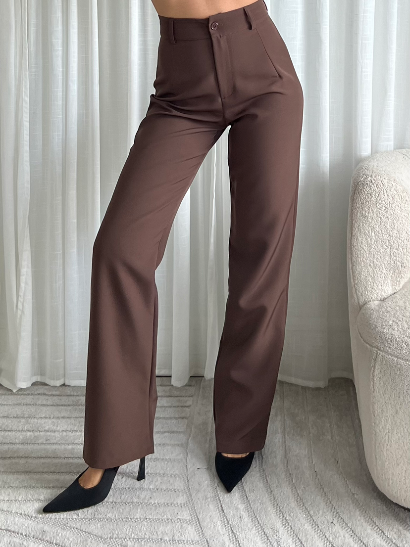 Liz pantalon • Brown Tall