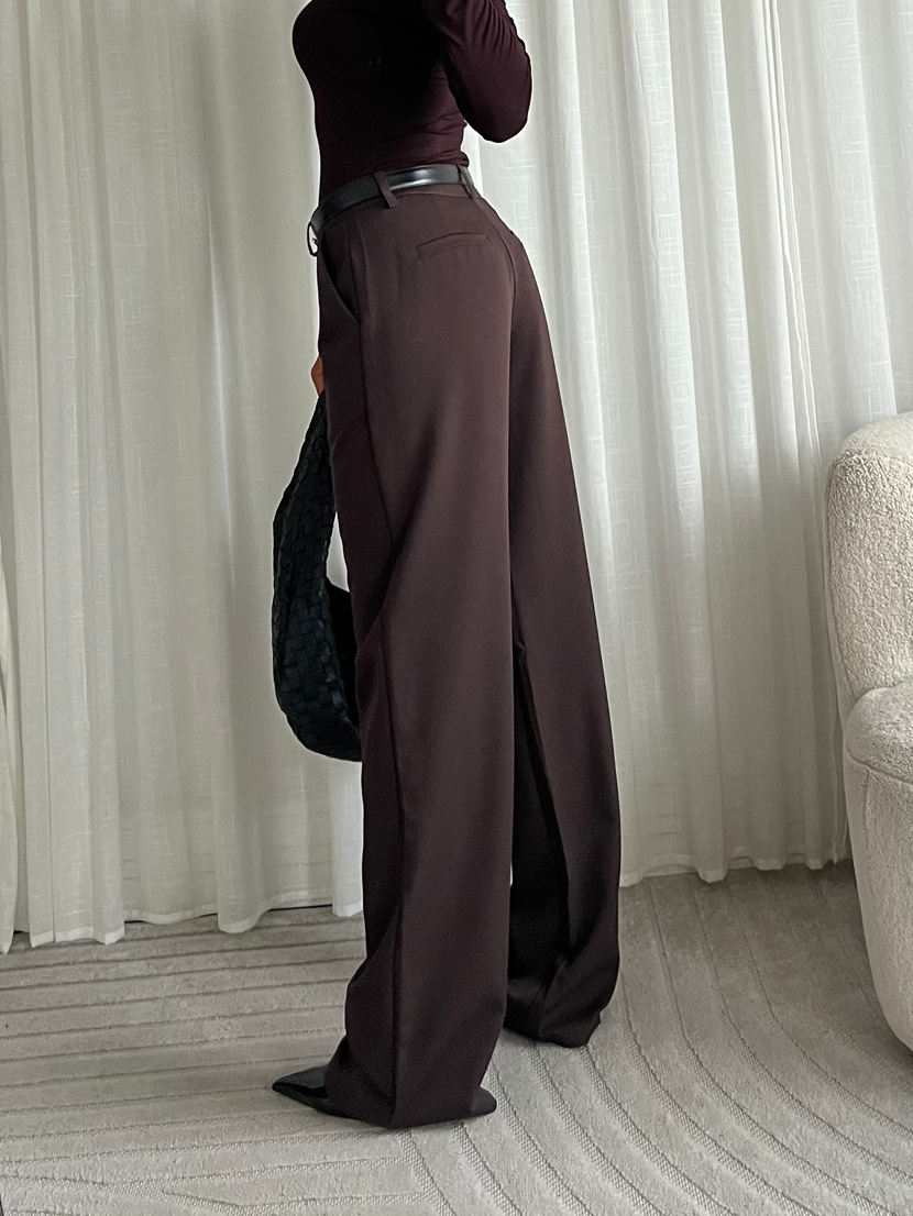 Tess pantalon • Brown Tall