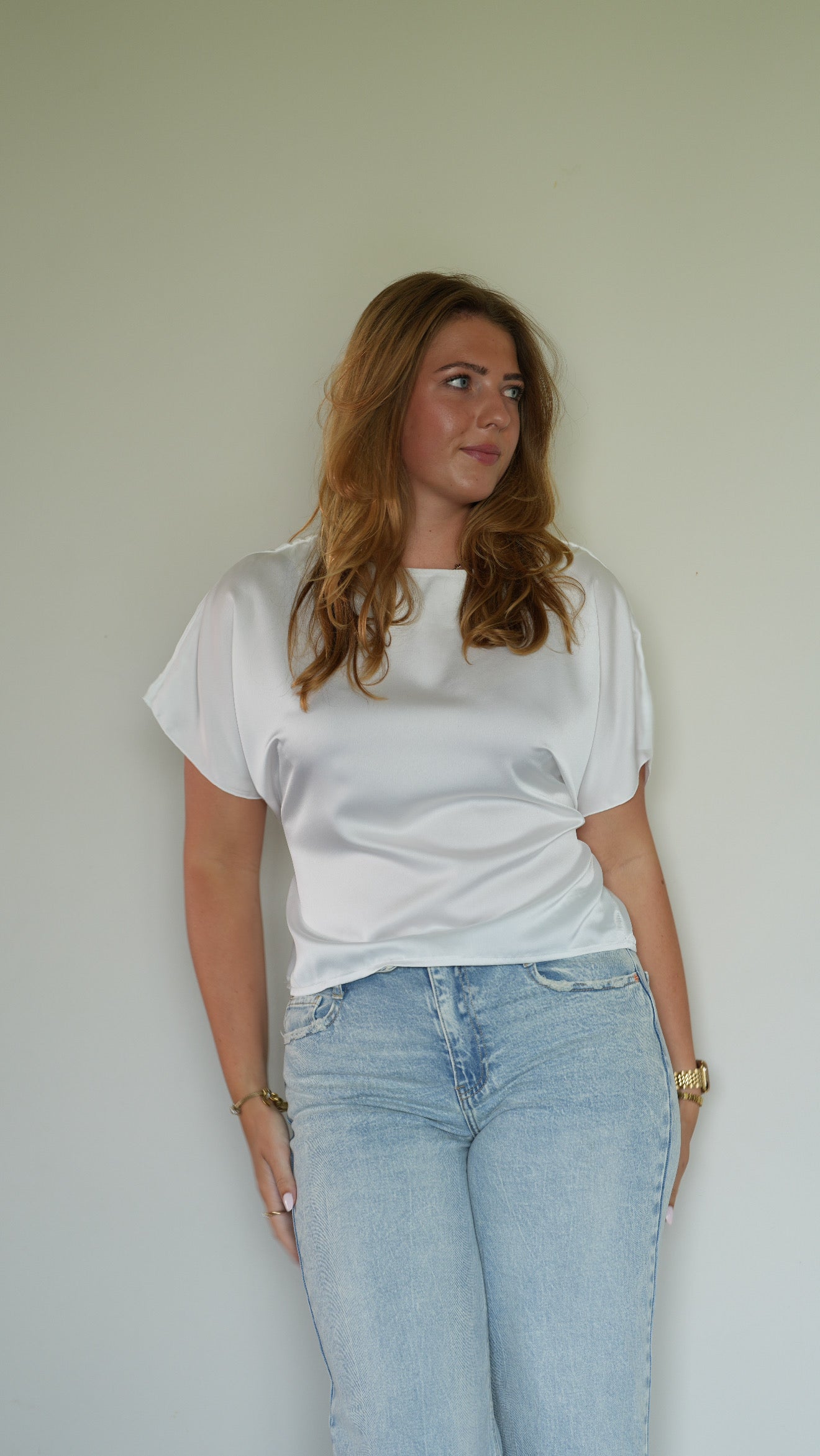 Joy top White