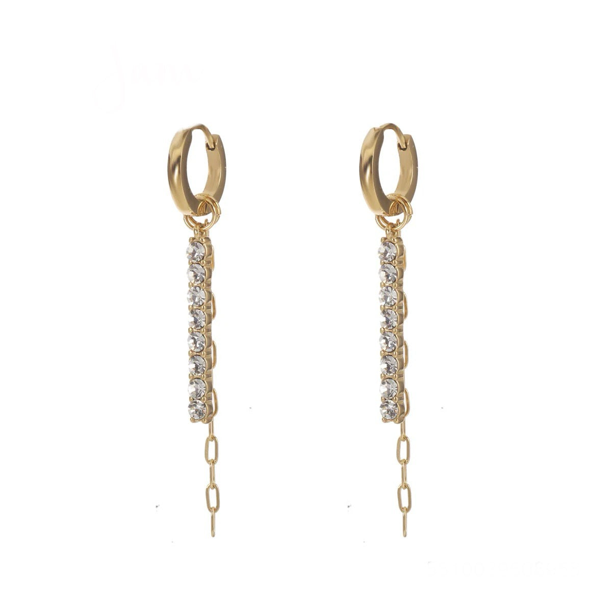 Diamant oorbellen