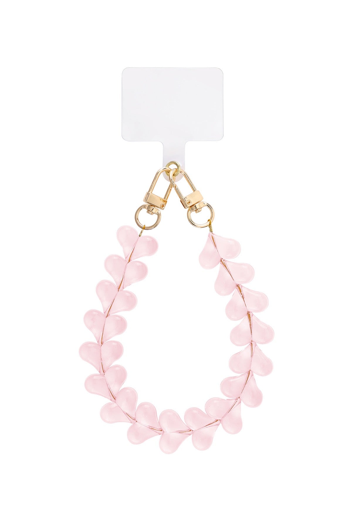 Telefoonkoord hart Pink