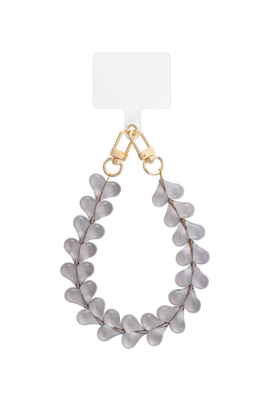 Telefoonkoord hart Grey