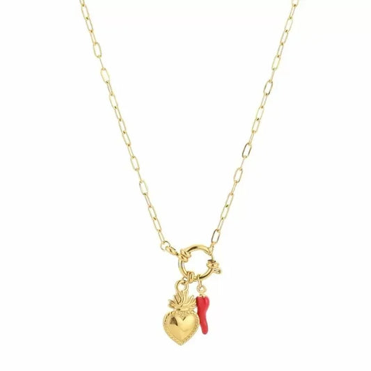 Peper hart ketting