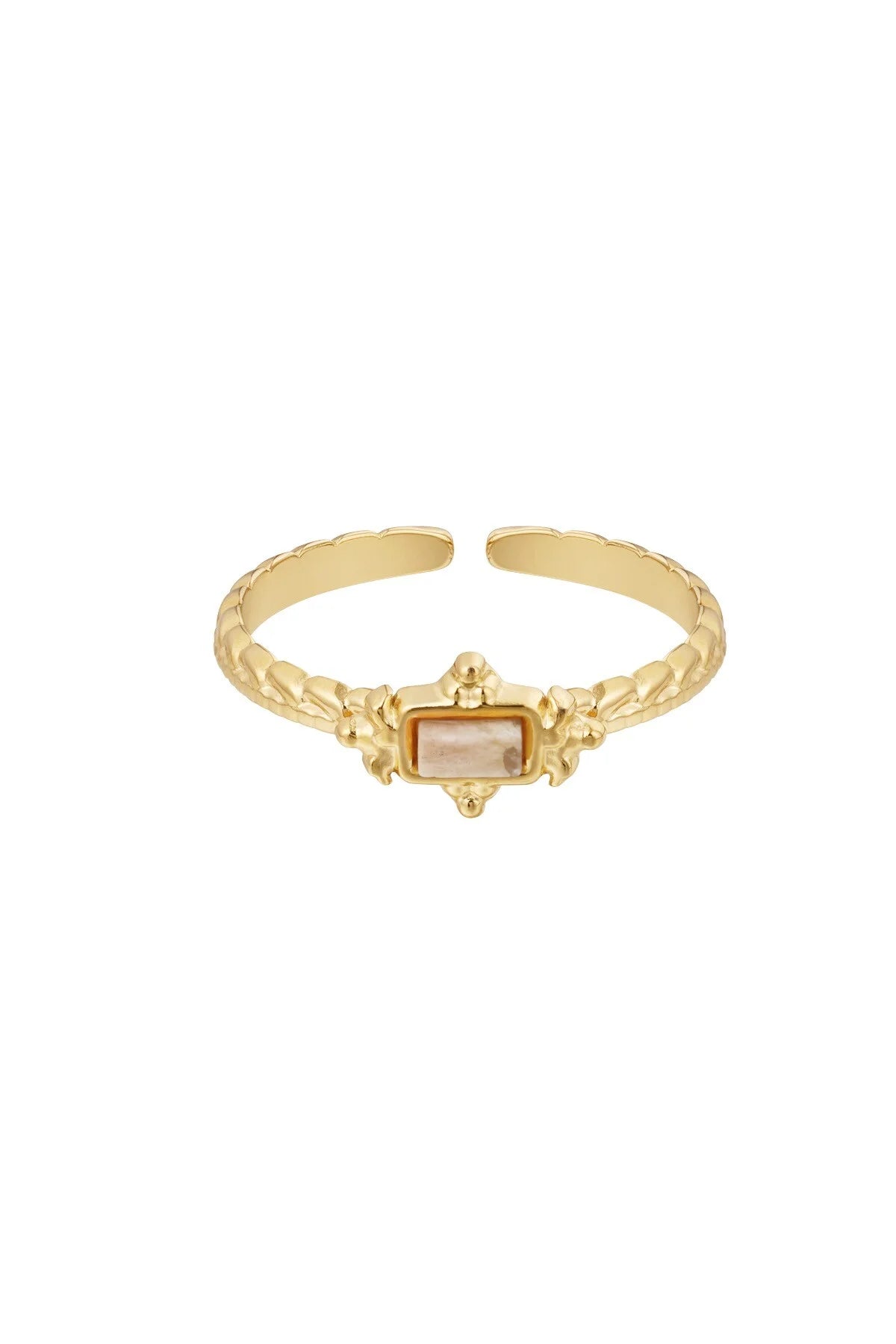 Beige ring