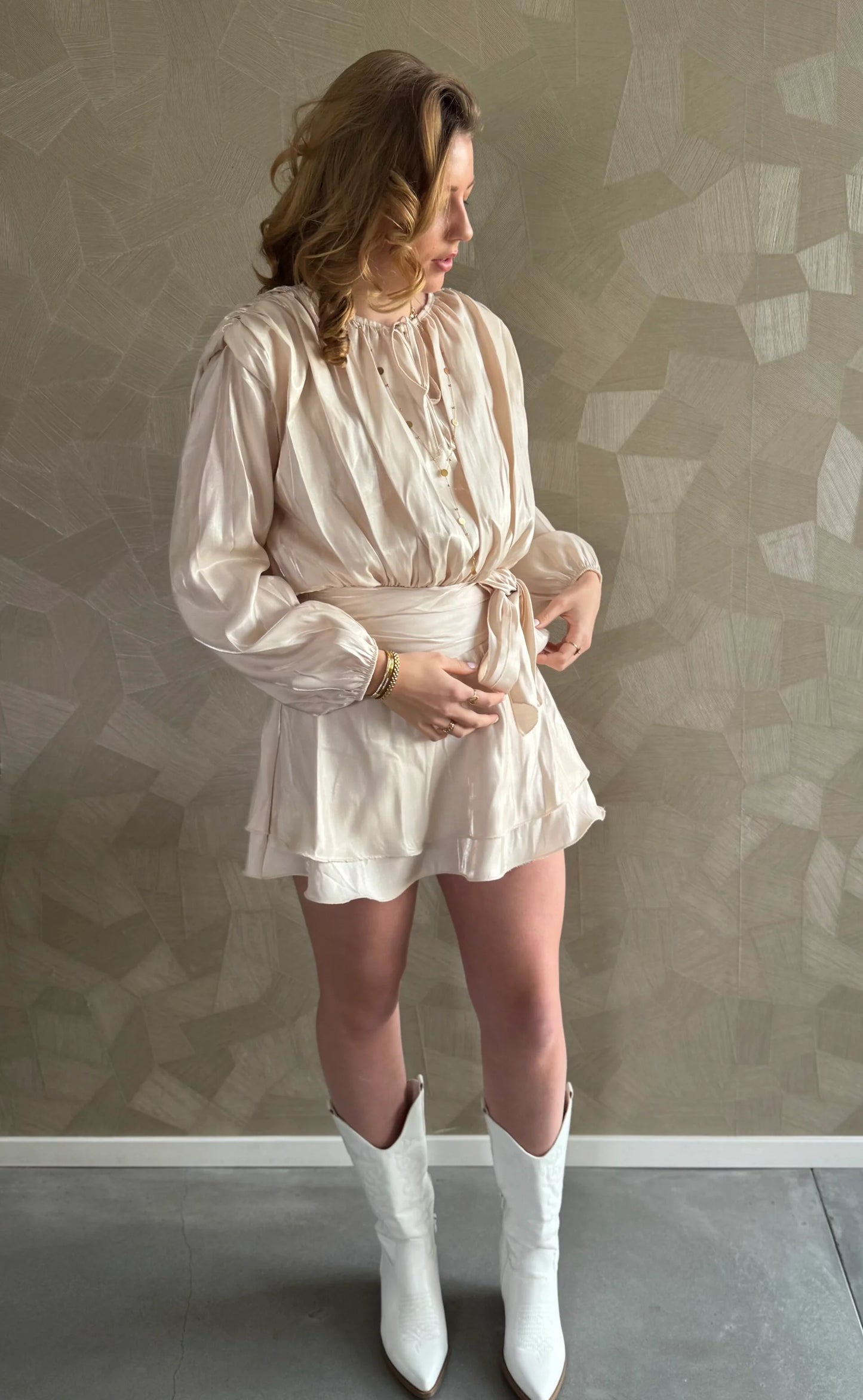 Nora dress Beige
