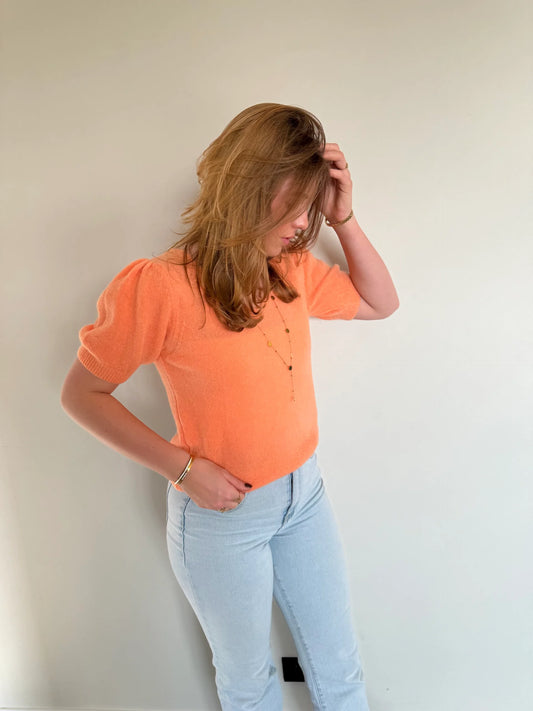 Zia top Orange