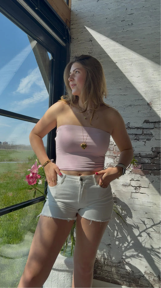 Tara tube top Pink