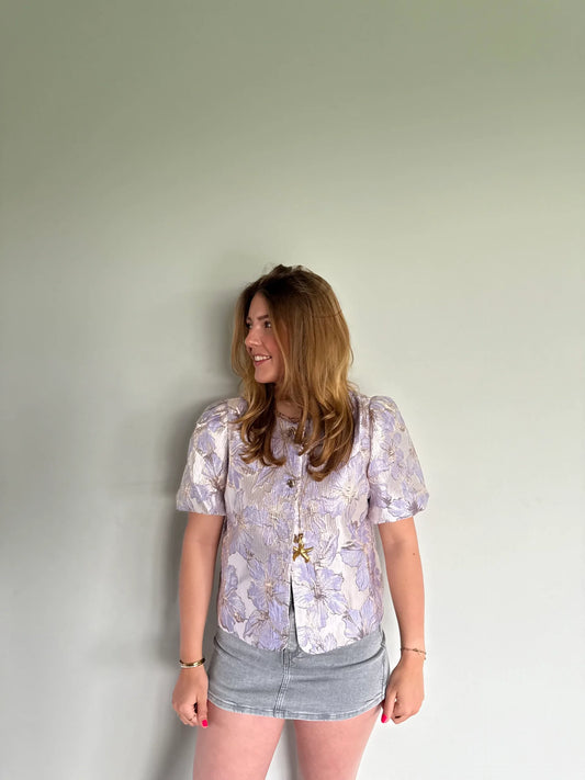 Flower top Lila