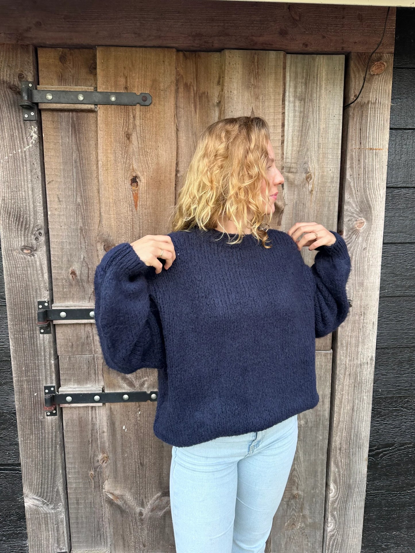 Knits trui Navy