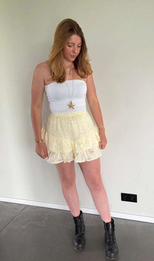 Spring skort Yellow
