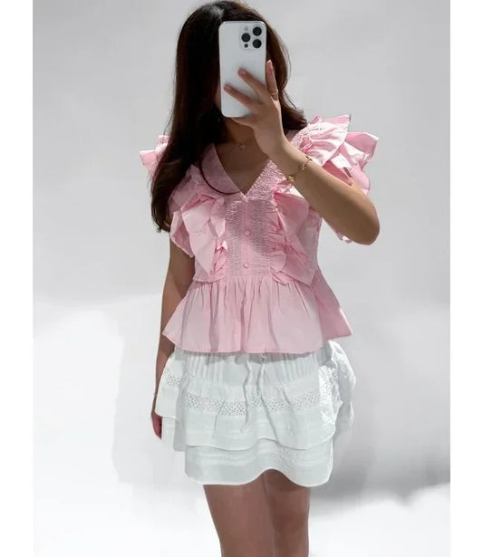 Liz top Pink